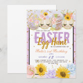 Paaseihunt Birthday Kaart (Voorkant / Achterkant)