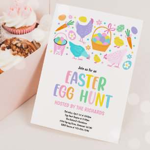 Paaseihunt Voorjaarsfeest van de oostereier Kaart