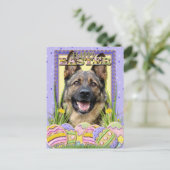 Paaseikoekjes - German Shepherd Feestdagenkaart (Staand voorkant)