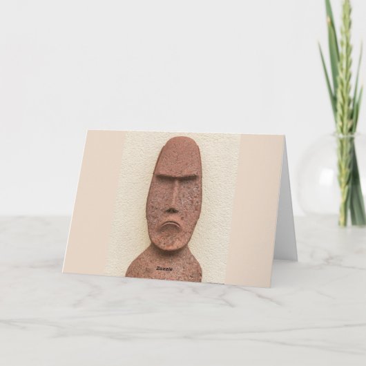 Paaseiland Moai Head Thunder_Cove Kaart (Achterkant)