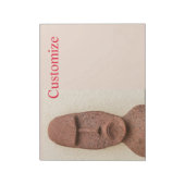 Paaseiland Moai Head Thunder_Cove Notitieblok (Gedraaid)