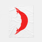 Paaseilandvlag Fleece Deken (Voorkant)