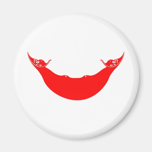 Paaseilandvlag Magneet (Voorkant)