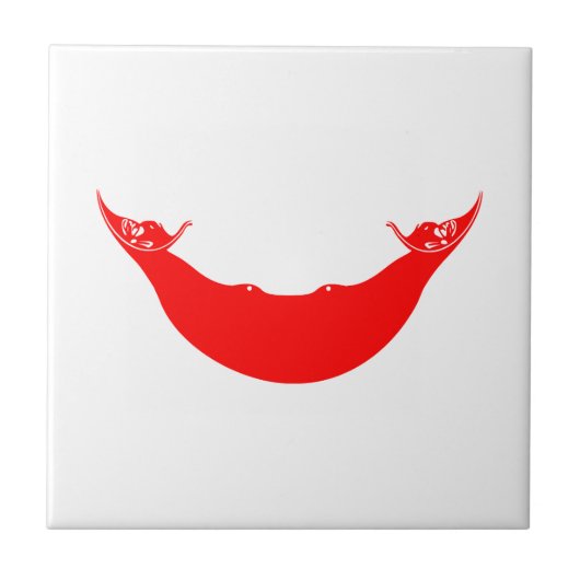 Paaseilandvlag Tegeltje (Voorkant)