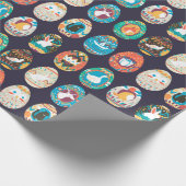 Paaseipatroon Cadeaupapier (Hoek)