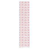 Paaseitjes Rood Roze Paaseitjes Korte Tafelloper (Voorkant)