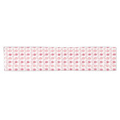 Paaseitjes Rood Roze Paaseitjes Korte Tafelloper (Horizontaal)