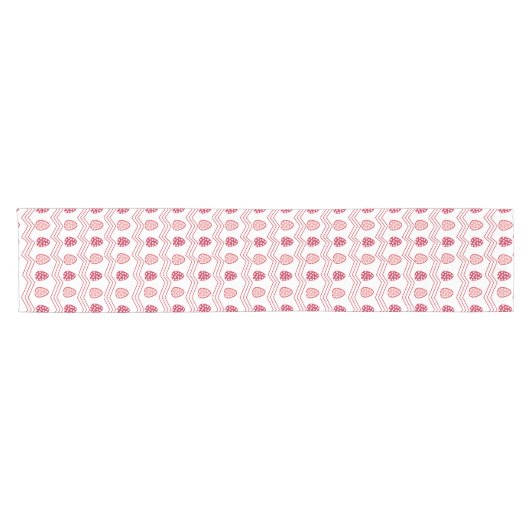 Paaseitjes Rood Roze Paaseitjes Korte Tafelloper (Horizontaal)
