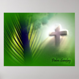 Paasen en palmzonneschermen en -scènes poster
