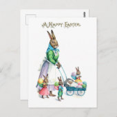  paasfamilie briefkaart (Voorkant / Achterkant)