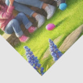 Paasfamiliehond tissuepapier (Detail)