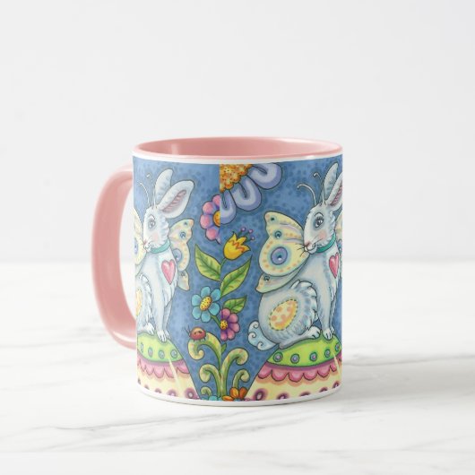 PAASFEE, KONIJN MOK Combo Roze * Aanpassen (Voorkant links)