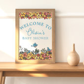 Paasfeest Baby Shower Welkomsttafelbord Poster