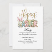 Paasfeest Borrel Paarse Pastel Kaart (Voorkant)