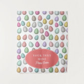 Paasfeest Buffet Brunch Lunch Table Runner Wandkleed (Voorkant)