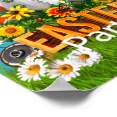 Paasfeest Bunny Poster (Hoek)