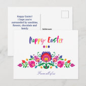 😍 paasfolklore, aangepast Briefkaart tekst (Voorkant / Achterkant)