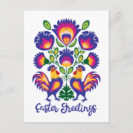 Paasfolklore met twee aangepaste Briefkaarten voor (Voorkant)