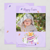 Paasfoto-Lijst Wenskaart Feestdagenkaart (Voorkant / Achterkant)