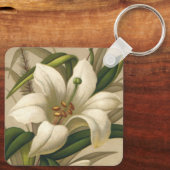 Paasgallen, Victoriaans Bloemen in Bloom Sleutelhanger (Achterkant)