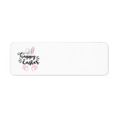 Paasgebak, label voor retouradres (Voorkant)