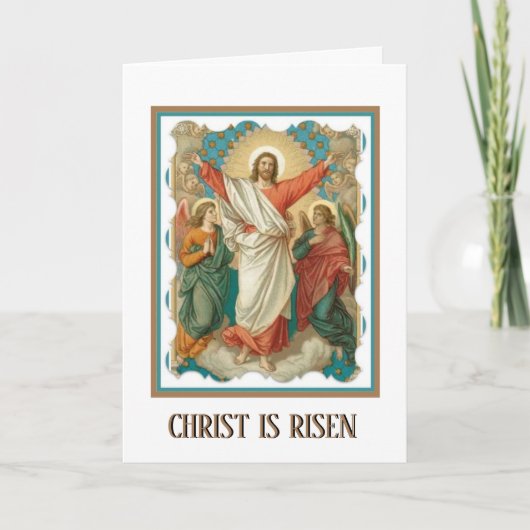 Paasgebed  feestdagen kaart (Voorkant)