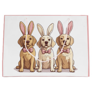 Paasgele Labrador Retriever Honden Groot Cadeauzakje