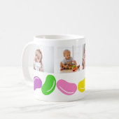 Paasgeschenk Foto Mok met Jelly Beans (Voorkant links)