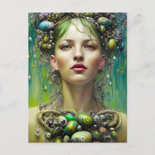 Paasgodin Briefkaart (Voorkant)