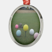 Paasgolf Metalen Ornament (Links)