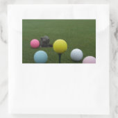 Paasgolf Rechthoekige Sticker (Tas)