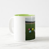 Paasgolf Tweekleurige Koffiemok (Voorkant links)