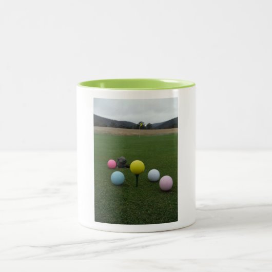 Paasgolf Tweekleurige Koffiemok (Center)