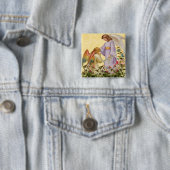 Paasgordels Angel-Button Vierkante Button 5,1 Cm (In situ)