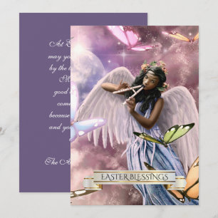 Paasgordels.Angel met Kaarten van Butterflies