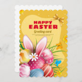 Paasgouden Feestdagenkaart (Voorkant / Achterkant)