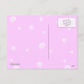 Paasgrappige meid, briefkaart (Achterkant)