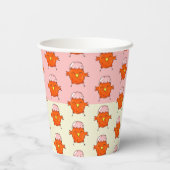 Paasgriep bevestigen met Eggshell Pattern Party Papieren Bekers (Achterkant)