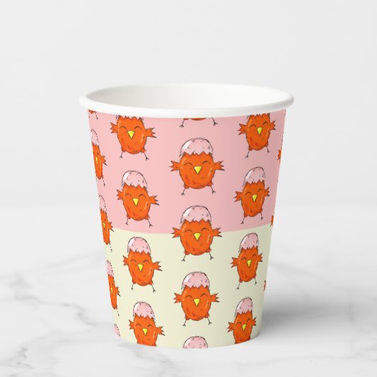 Paasgriep bevestigen met Eggshell Pattern Party Papieren Bekers (Voorkant)
