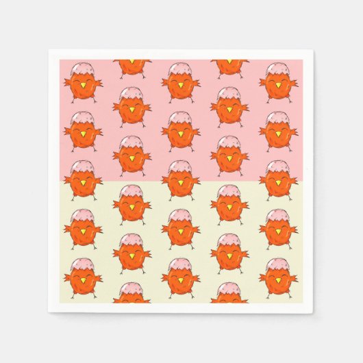 Paasgriep bevestigen met Eggshell Pattern Party Servet (Voorkant)