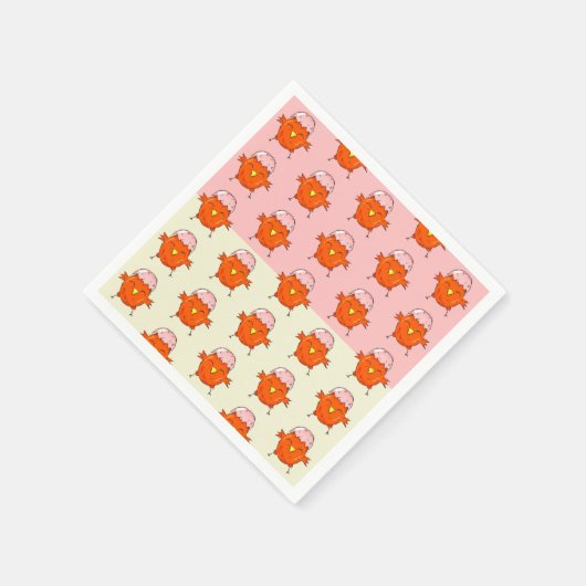 Paasgriep bevestigen met Eggshell Pattern Party Servet (Hoek)