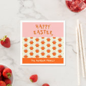 Paasgriep bevestigen met Eggshell Pattern Party Servet (Insitu)