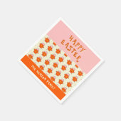 Paasgriep bevestigen met Eggshell Pattern Party Servet (Hoek)