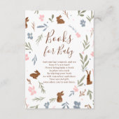 Paasgrieskonijn baby shower brengt boek mee informatiekaartje (Voorkant)