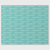 Paasgroene feestdag cadeaupapier (Vlak)