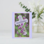 Paasgroet  illustratie feestdagenkaart (Staand voorkant)