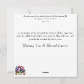 Paasgroeten Bosland Waterverf Art Nouveau Feestdagenkaart (Achterkant)