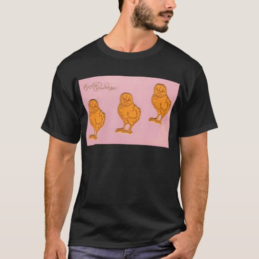 Paasgroeten Chicken Pink T-shirt (Voorkant)