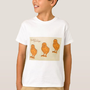 Paasgroeten Chicks Beige T-shirt