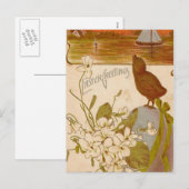 Paasgroeten Feestdagenkaart (Voorkant / Achterkant)